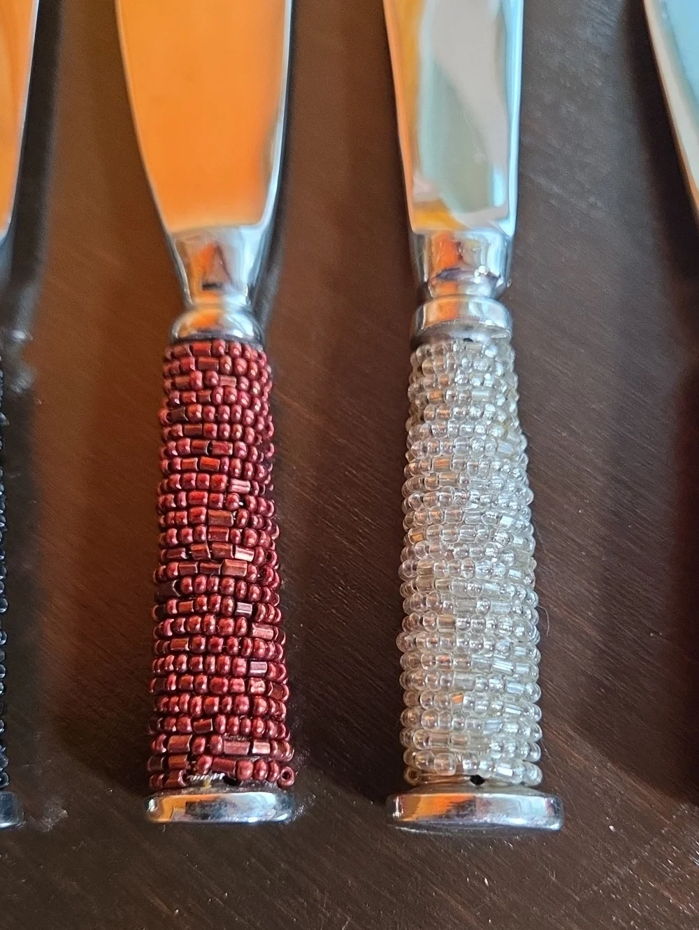 Pottery Barn Beaded Handle Spreaders